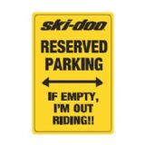 Ski-Doo Riding Gear, Parts and Accessories(2012). Signs. Parking Signs